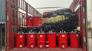 PVC-KM1.25/32型瓦斯抽放篩管、FKZW-133/2.0型礦用封孔器發(fā)貨山西長治！